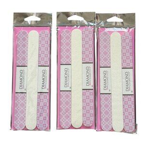Diamond Cosmetics Nail Files Emery Boards Manicure Set Lot of 3 Packs